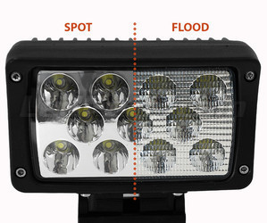 Additional LED Light Rectangular 33W for 4WD - ATV - SSV Spotlight VS Floodlight